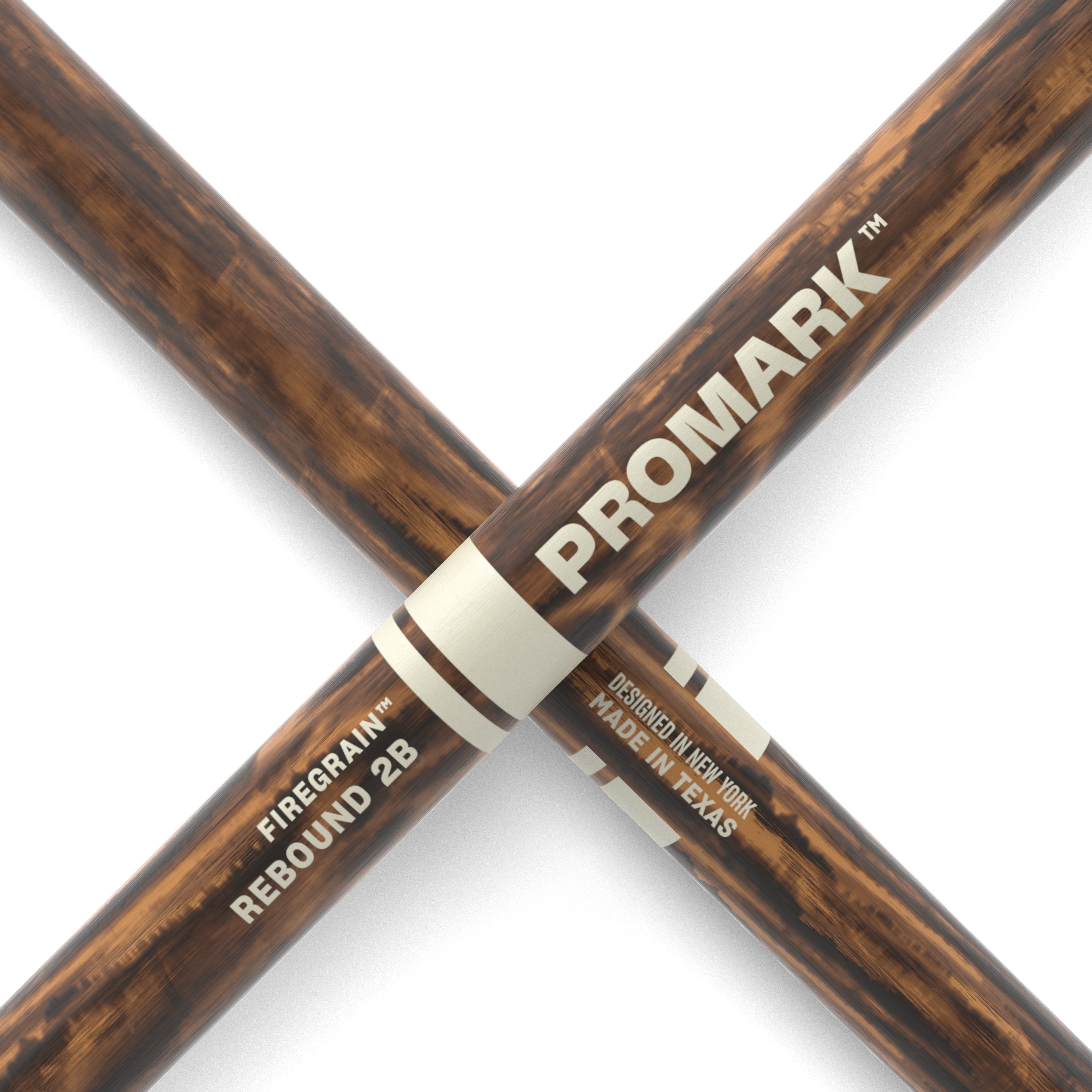 Promark Rebound 2B FireGrain Hickory Drumsticks - Image 5