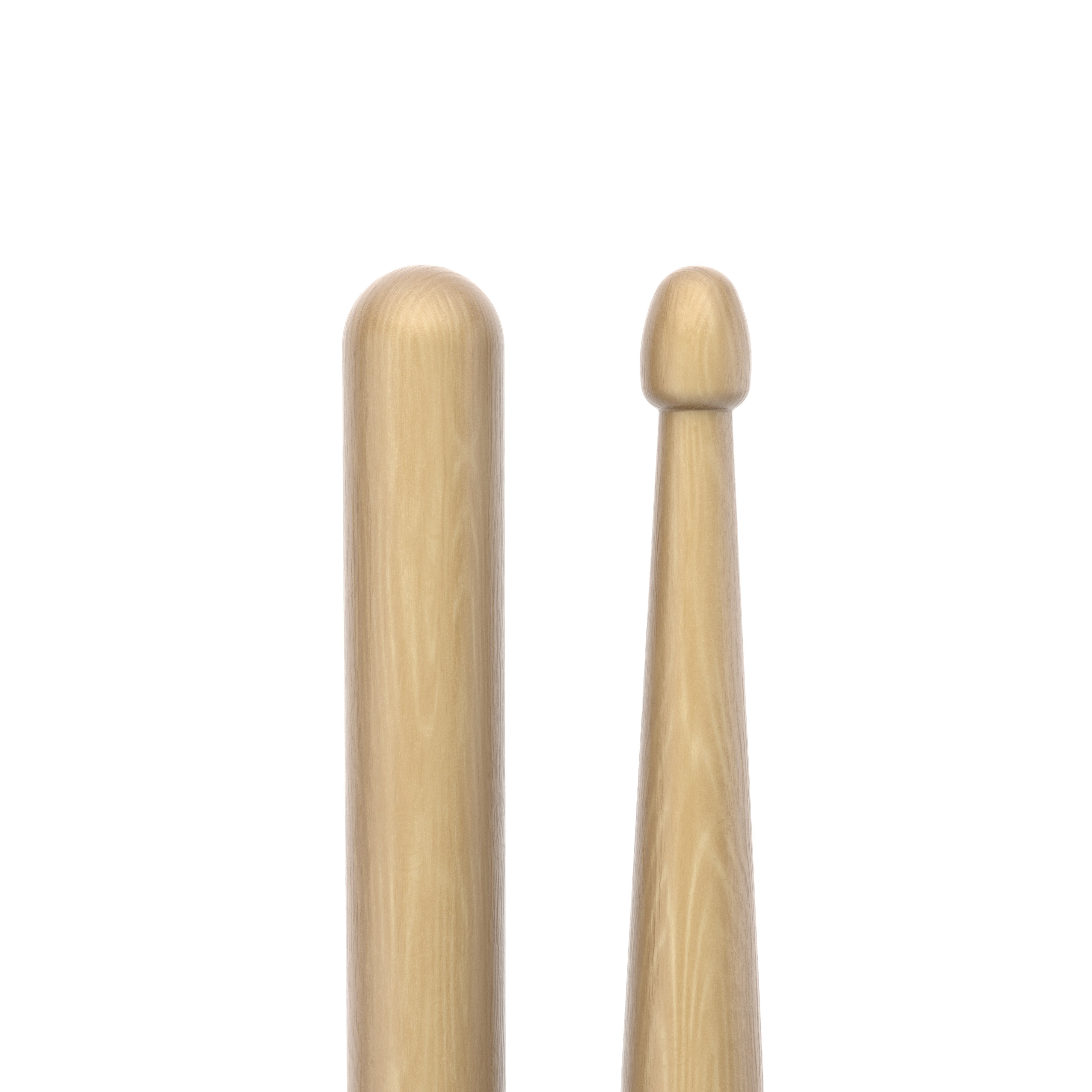Promark Rebound 5AB Hickory Drumsticks - Acorn Wood Tip - Image 2