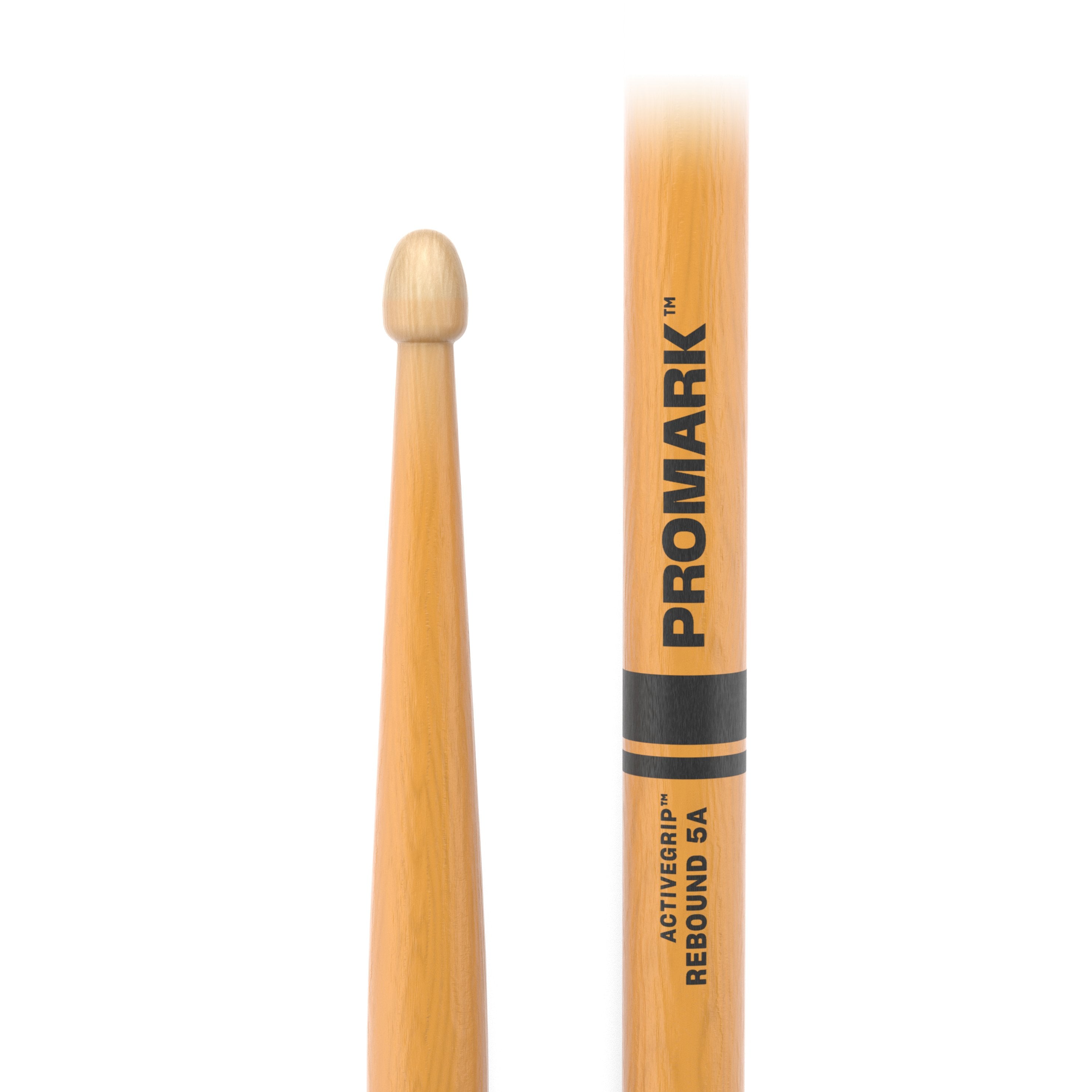 Promark Rebound R5AAGC 5A ActiveGrip Drumsticks - Clear - Image 2