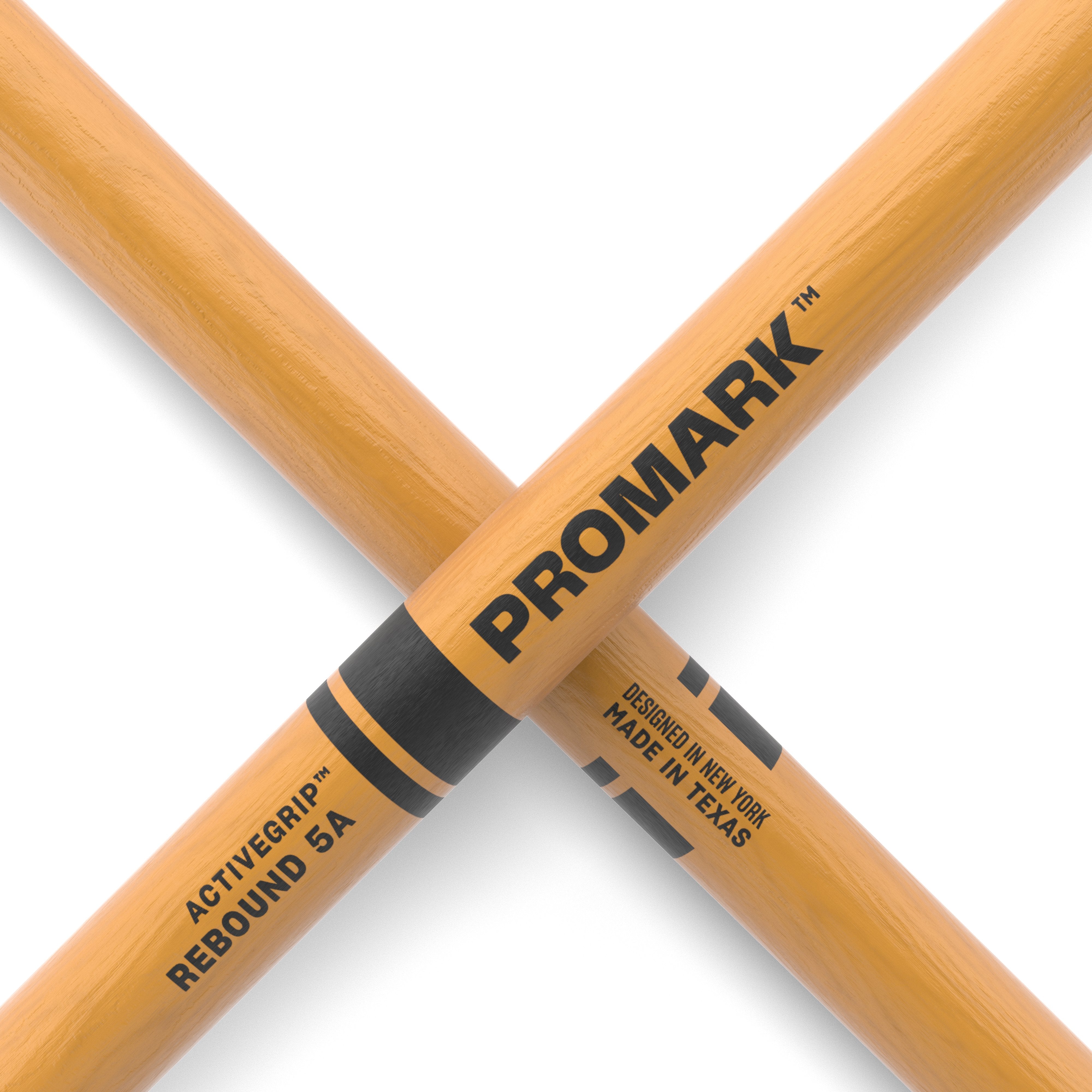 Promark Rebound R5AAGC 5A ActiveGrip Drumsticks - Clear - Image 5