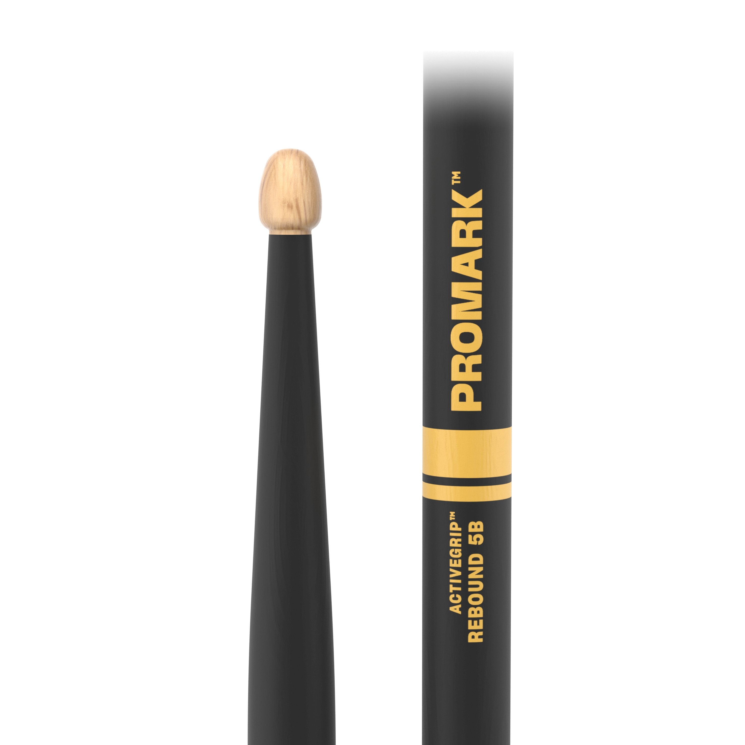 Promark Rebound R5BAG 5B ActiveGrip Acorn Tip Drumsticks - Image 2