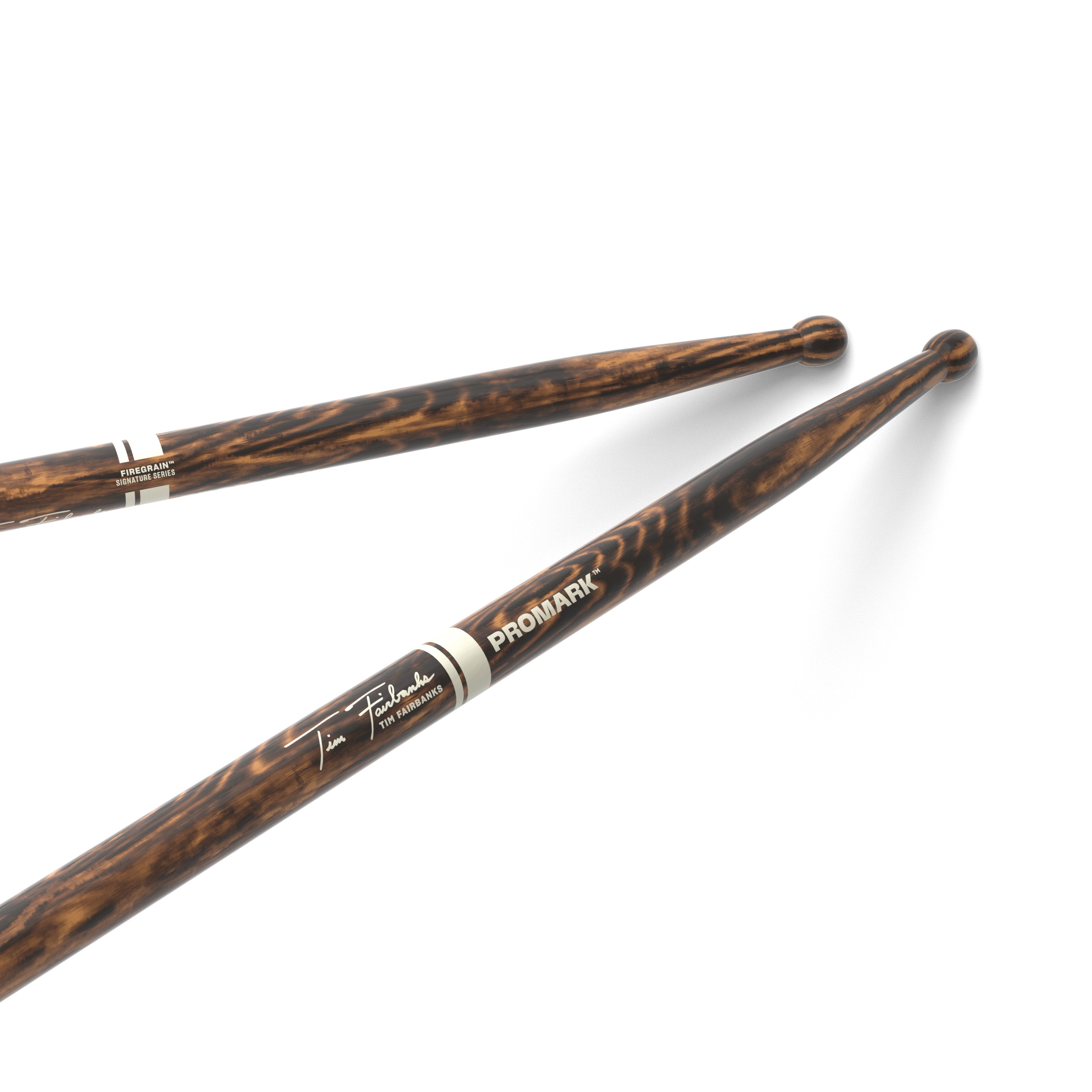 Promark Tim Fairbanks Firegrain Marching Snare Drumsticks - Image 1