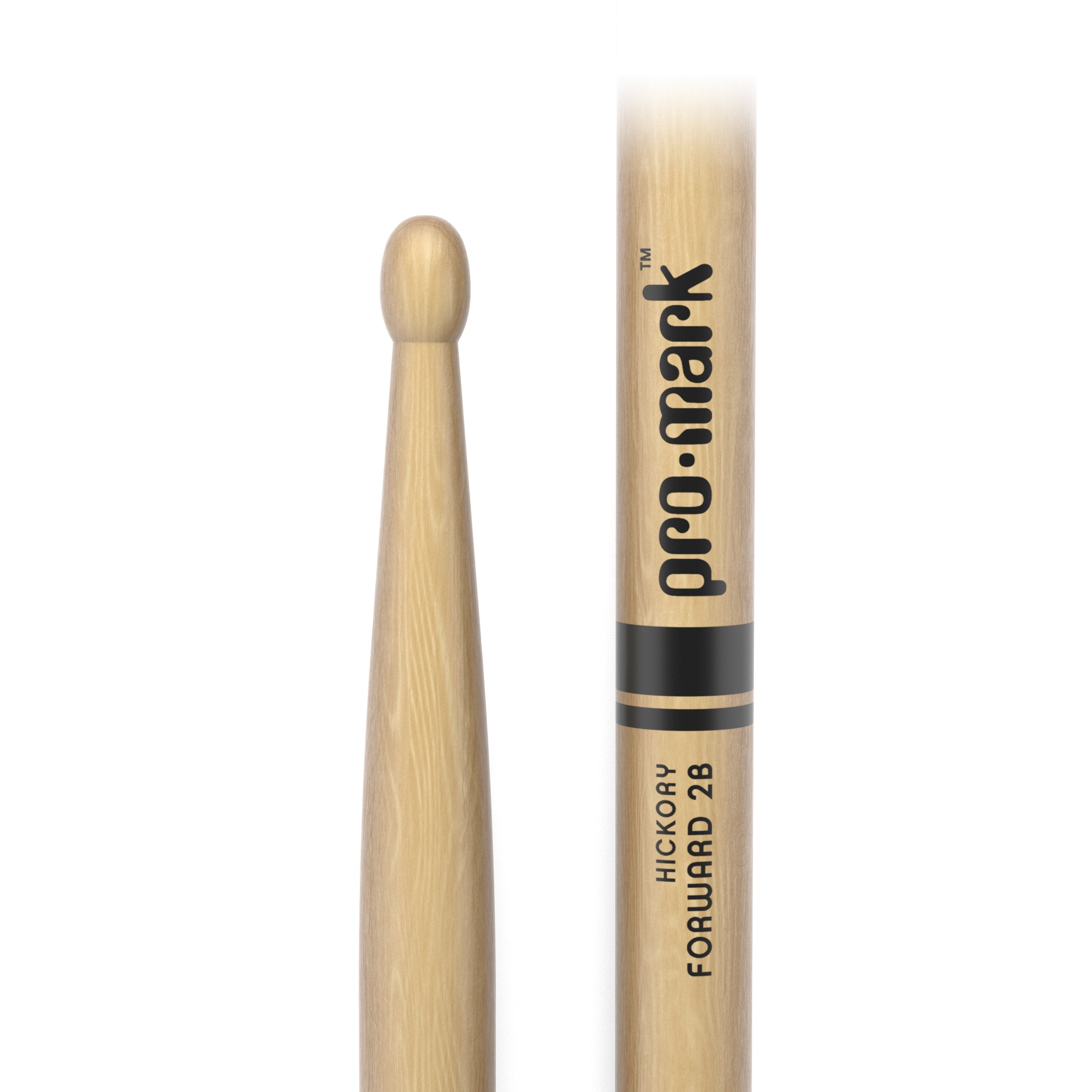 Promark TX2BW Classic Forward 2B Wood Tip Drumsticks - Image 2