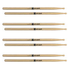 Promark TX2BW Classic Forward 2B Wood Tip Drumsticks - 4 Pack - Image 2