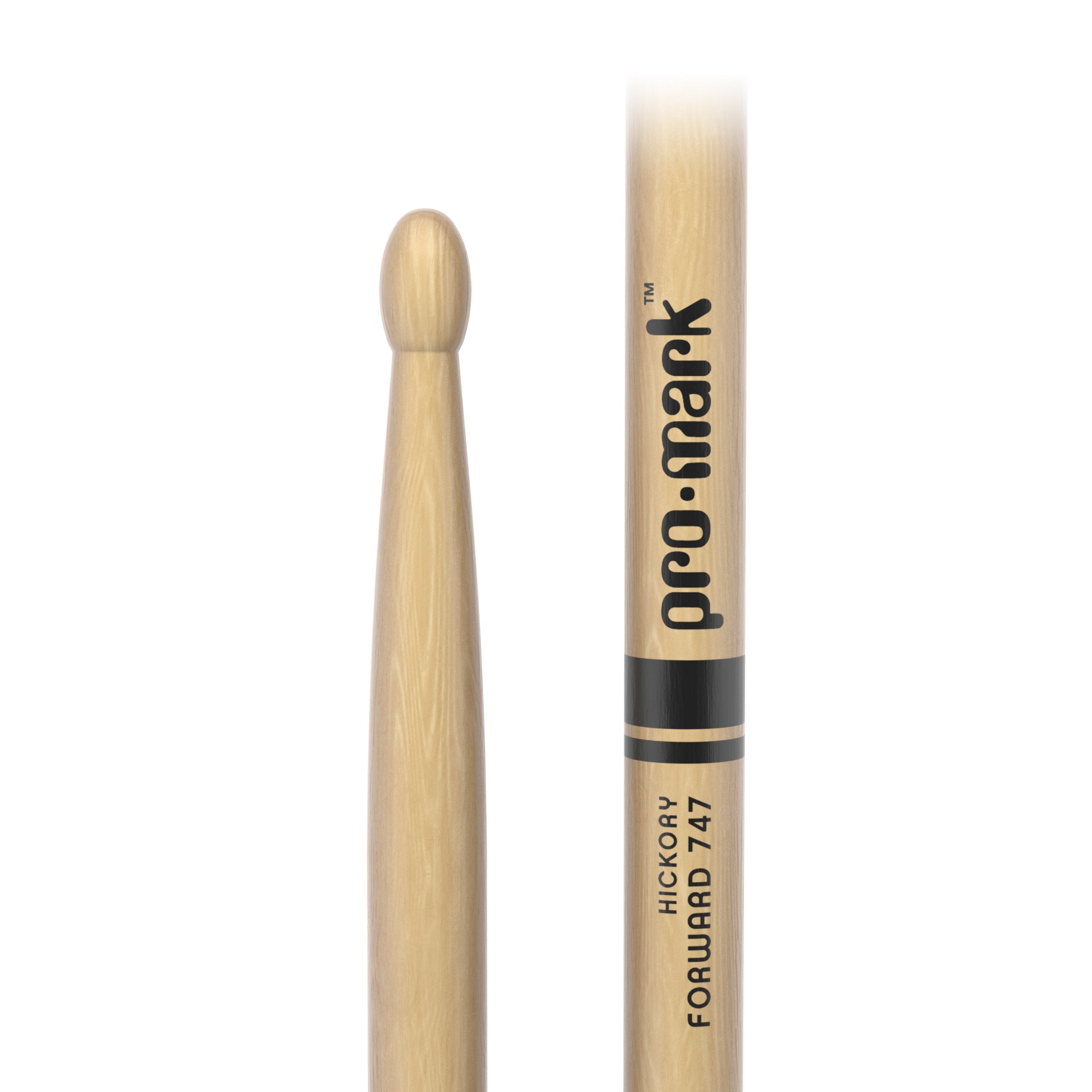 Promark TX747W Classic Forward 747 Wood Tip Drumsticks - Image 2
