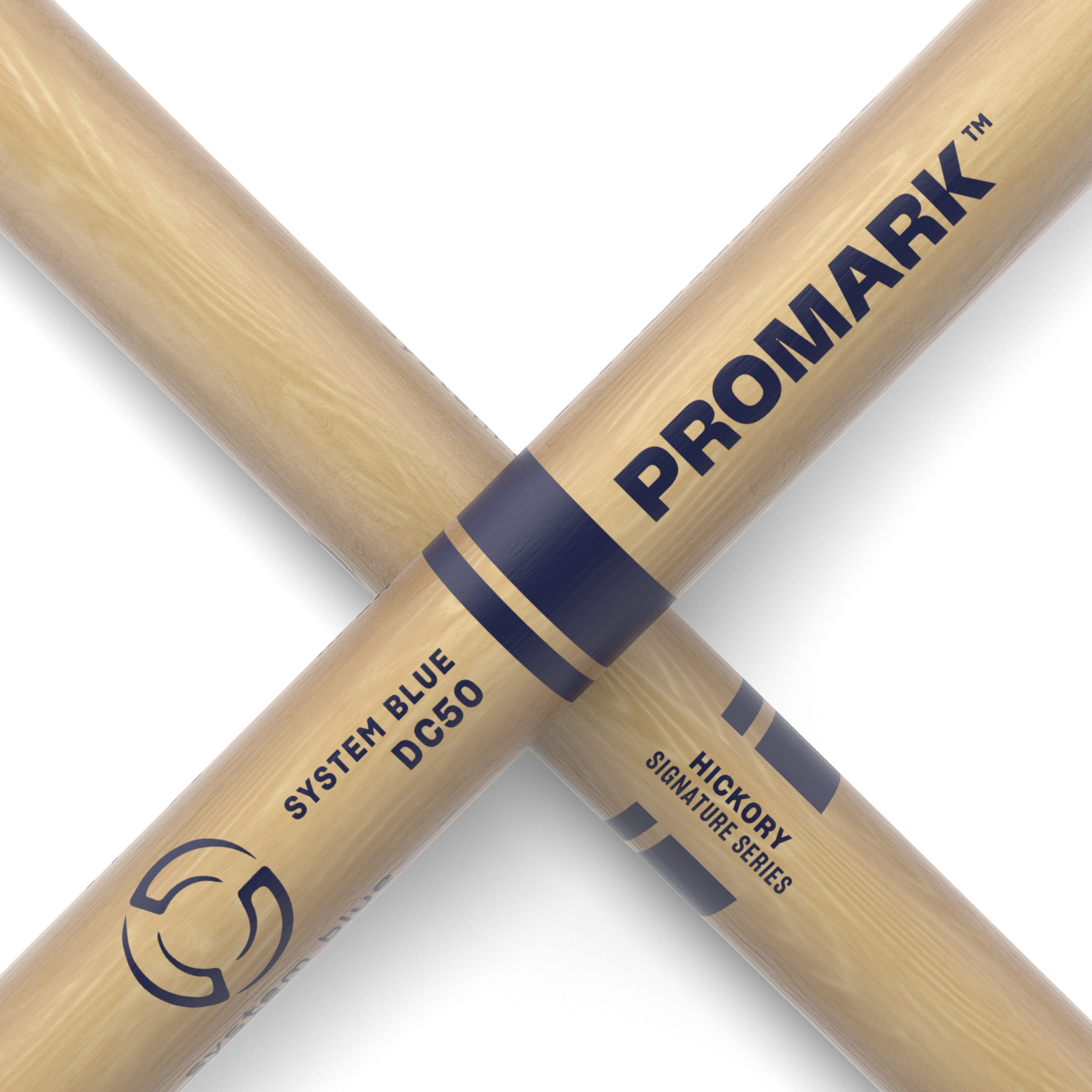 Promark TXDC50W System Blue Marching Snare Drumsticks - Image 5