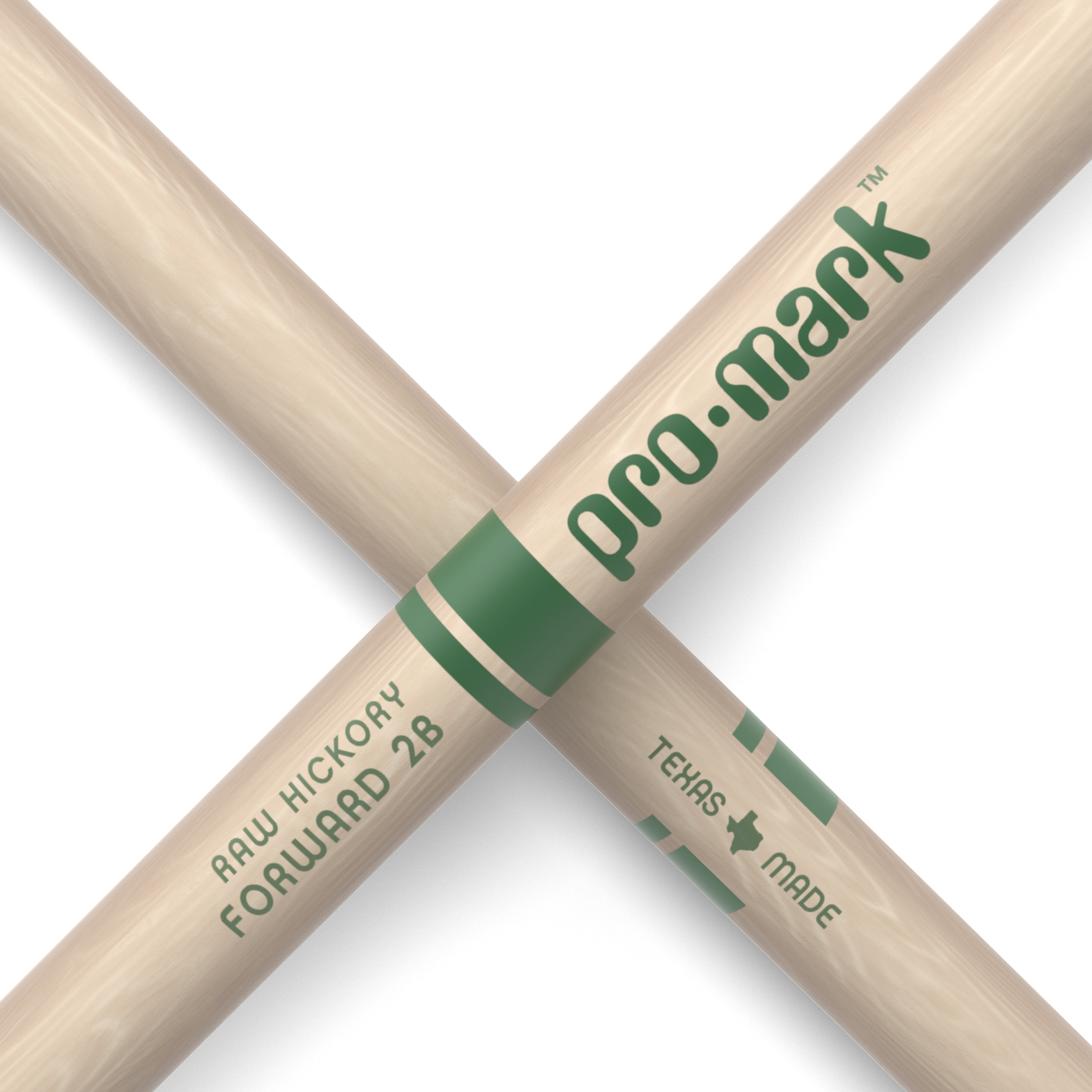 Promark TXR2BW Classic Forward 2B Wood Tip Drumsticks - Image 5