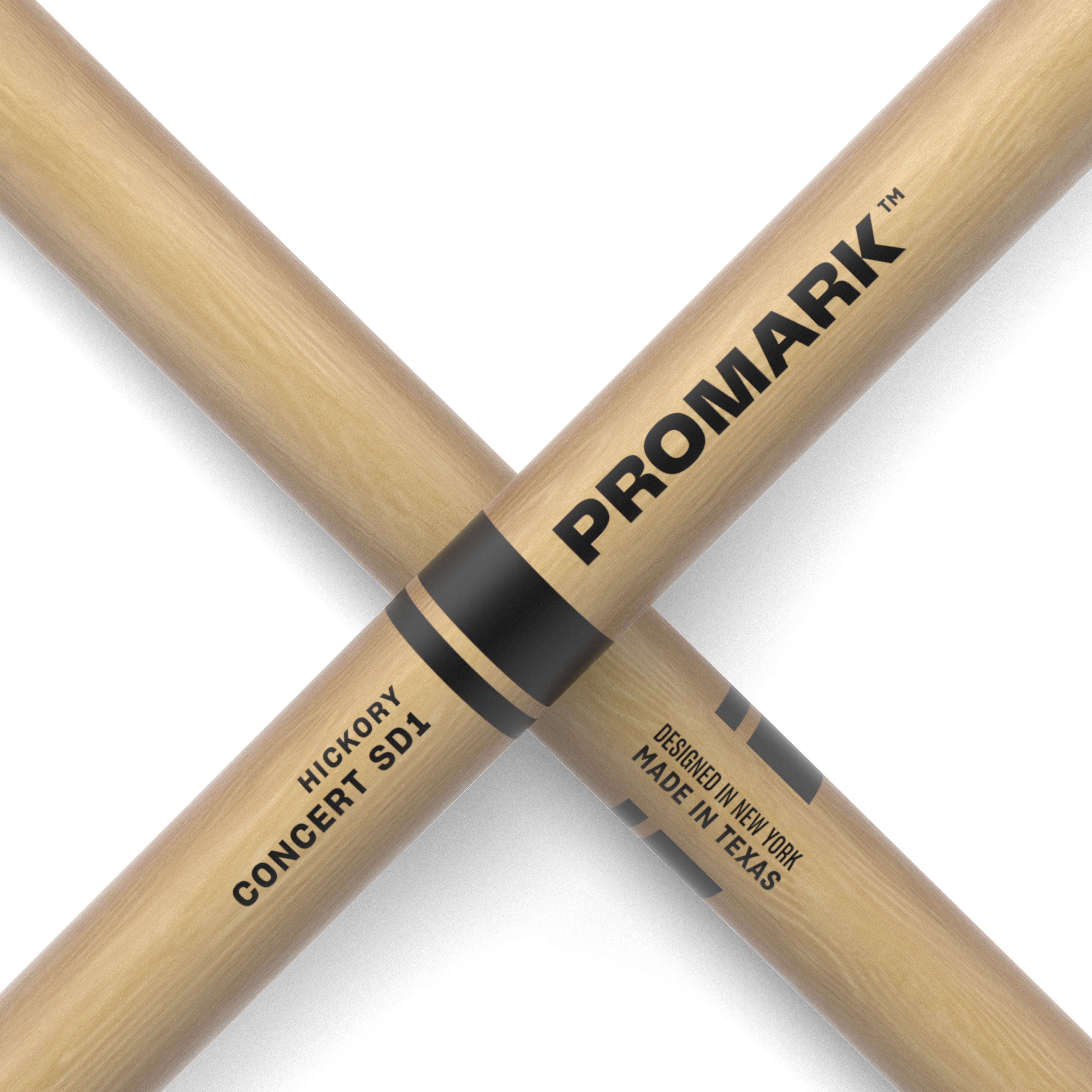 Promark TXSD1W American Hickory SD1 Wood Tip Drumsticks - Image 5