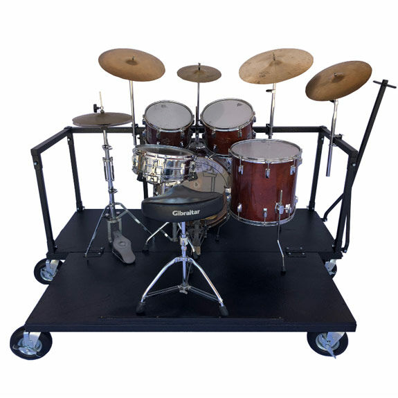 Pyle Percussion Drum Set Cart