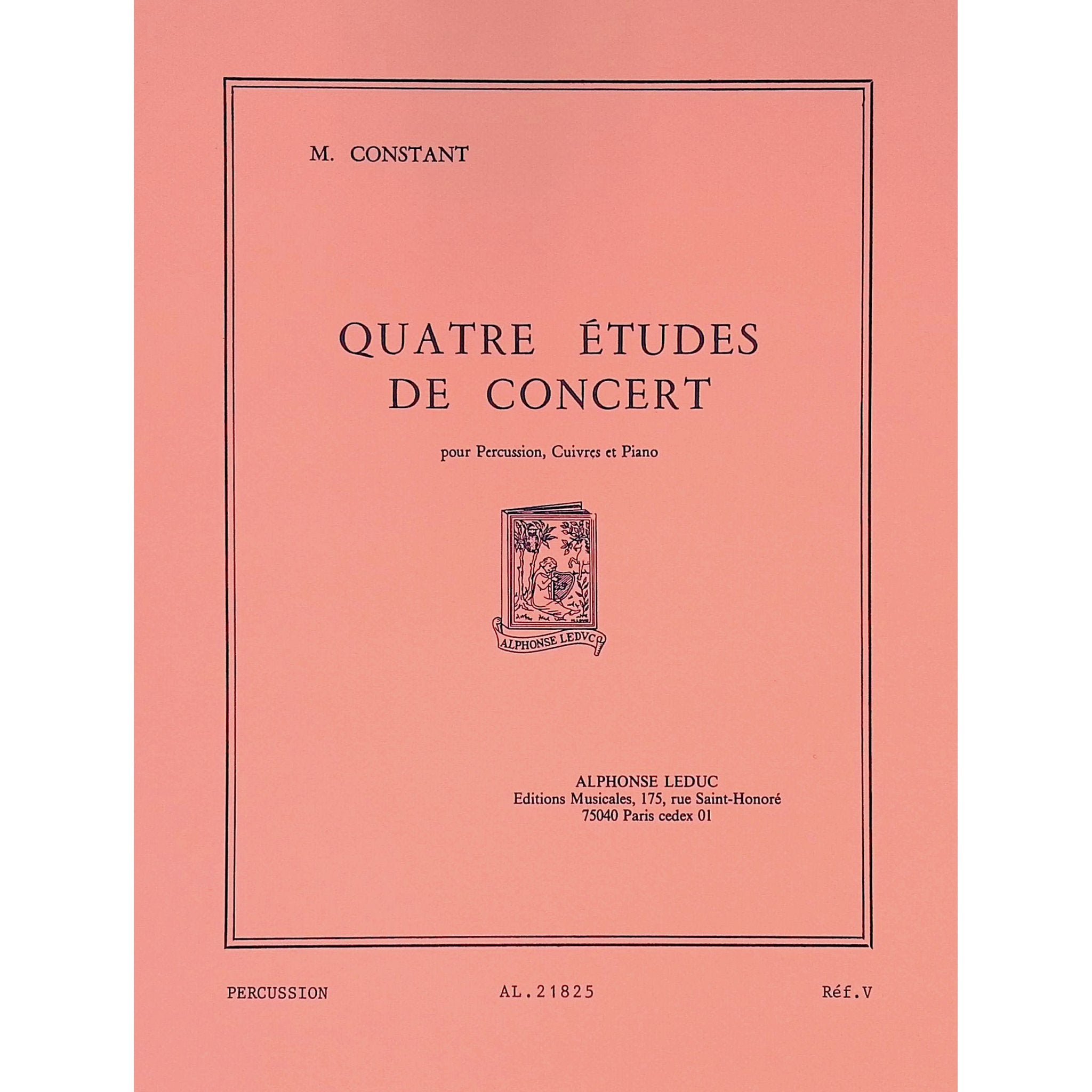 Quatre Etudes De Concert by Marius Constant