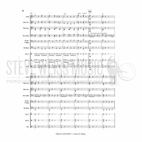 Railey-Feelin' Just Right (SP)-Steel drs./DS/P