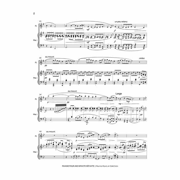 Ravel-Pavane pour une Infante Defunte arr. Kato (SP)-M/FL