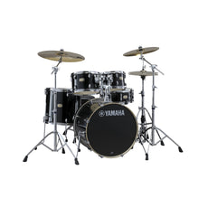 Raven Black, Yamaha Stage Custom Birch 5pc. Drum Set w/ HW 22 BD HW780