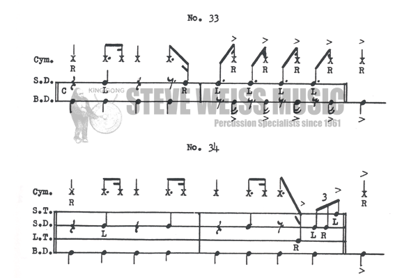 Reed-Drum Solos and Fill-Ins