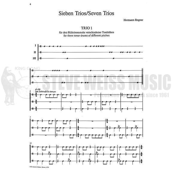 Regner-Seven Percussion Trios(S-n3)-P/2T