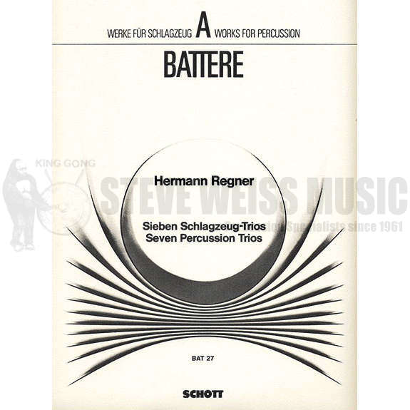 Regner-Seven Percussion Trios(S-n3)-P/2T