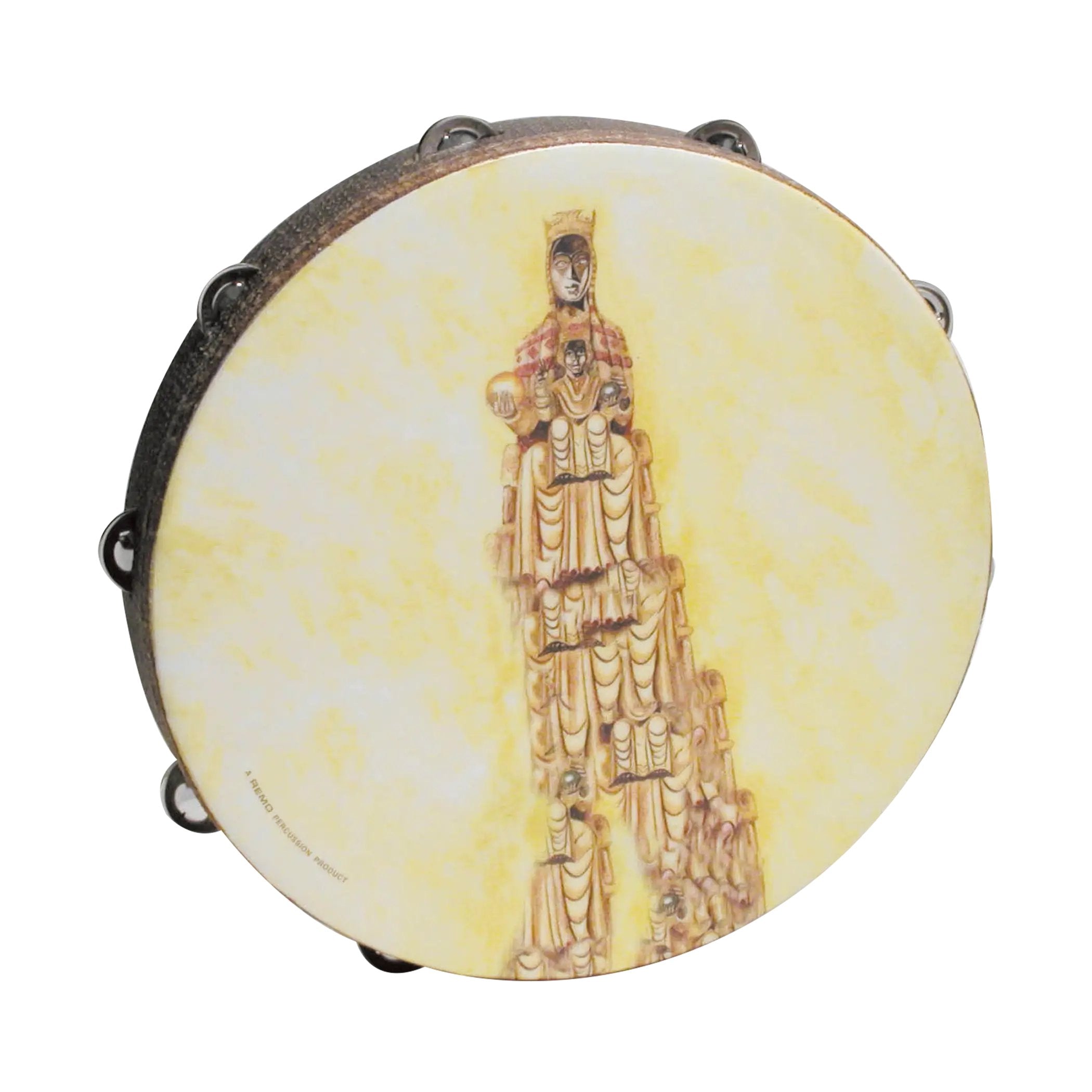Remo 16" Alessandra Belloni Tambourine with Black Madonna Graphic