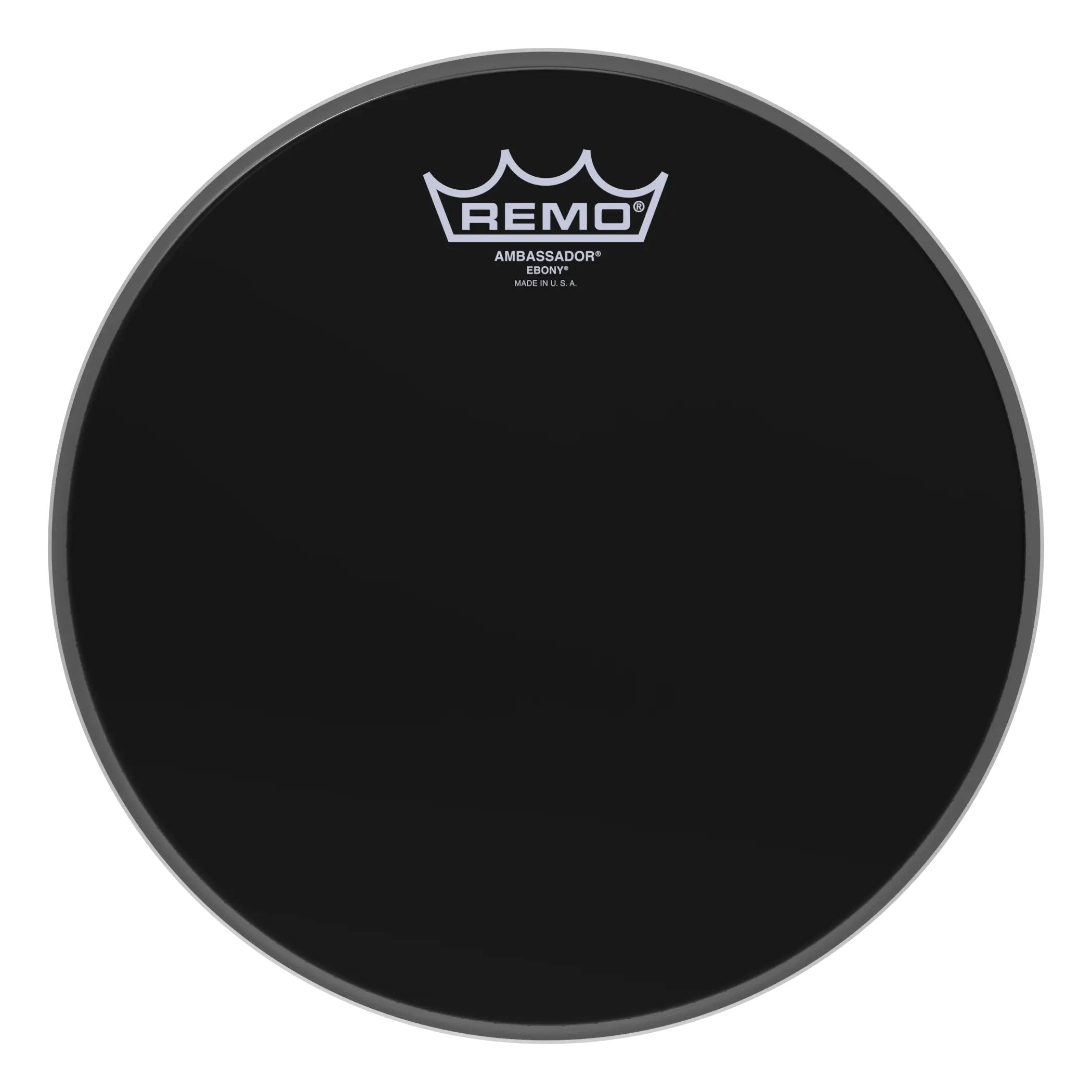 Remo Ambassador Ebony Drumhead - 10"