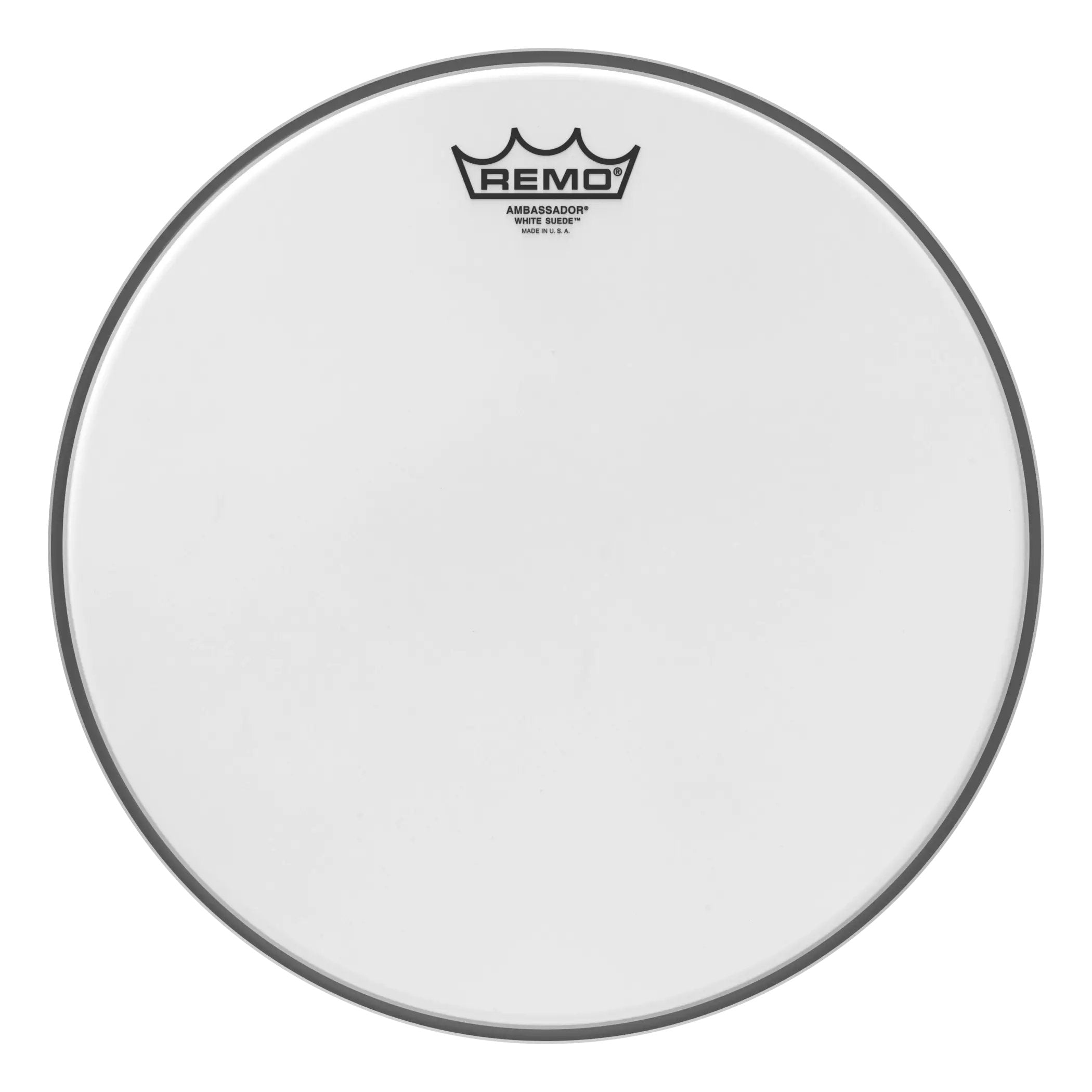 Remo Ambassador White Suede Drumhead  - 13"