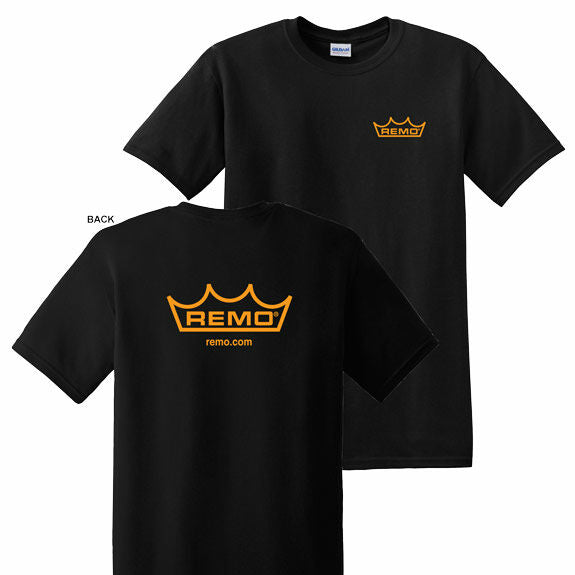 Remo Orange Crown T-Shirt Black - Small