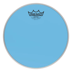 Remo Emperor Colortone Blue Crimplock Marching Tenor Drumhead - 10"