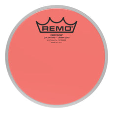 Remo Emperor Colortone Red Crimplock Marching Tenor Drumhead - 6"