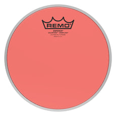 Remo Emperor Colortone Red Crimplock Marching Tenor Drumhead - 8"
