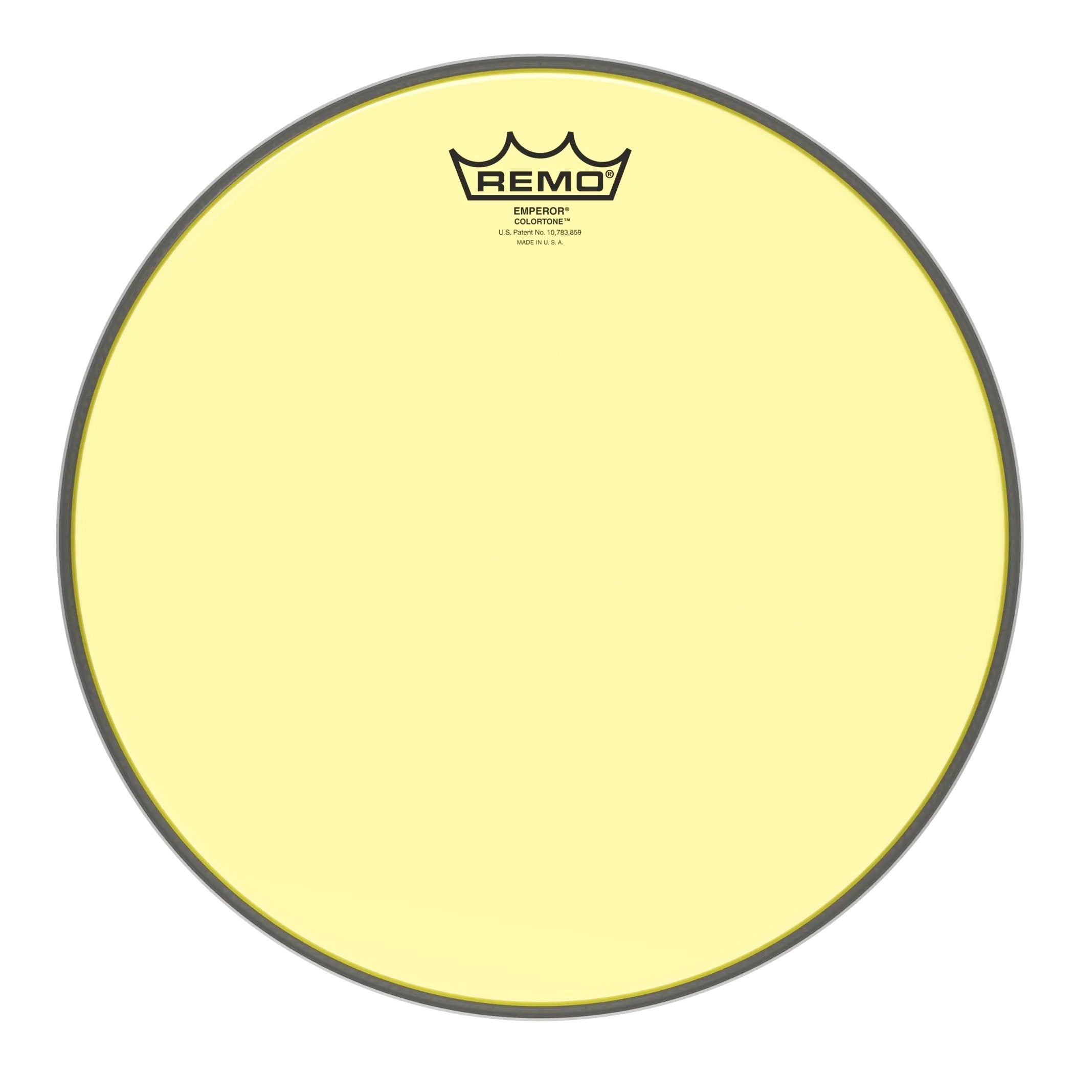 Remo Emperor Colortone Yellow Drumhead - 13"