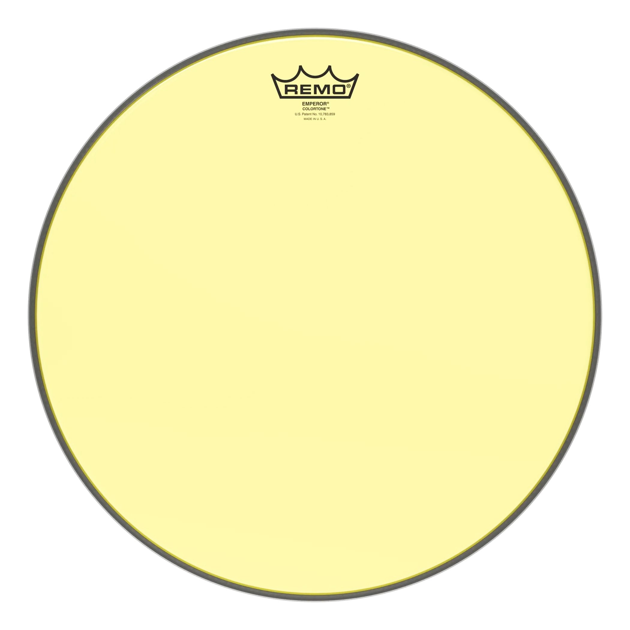 Remo Emperor Colortone Yellow Drumhead - 16"