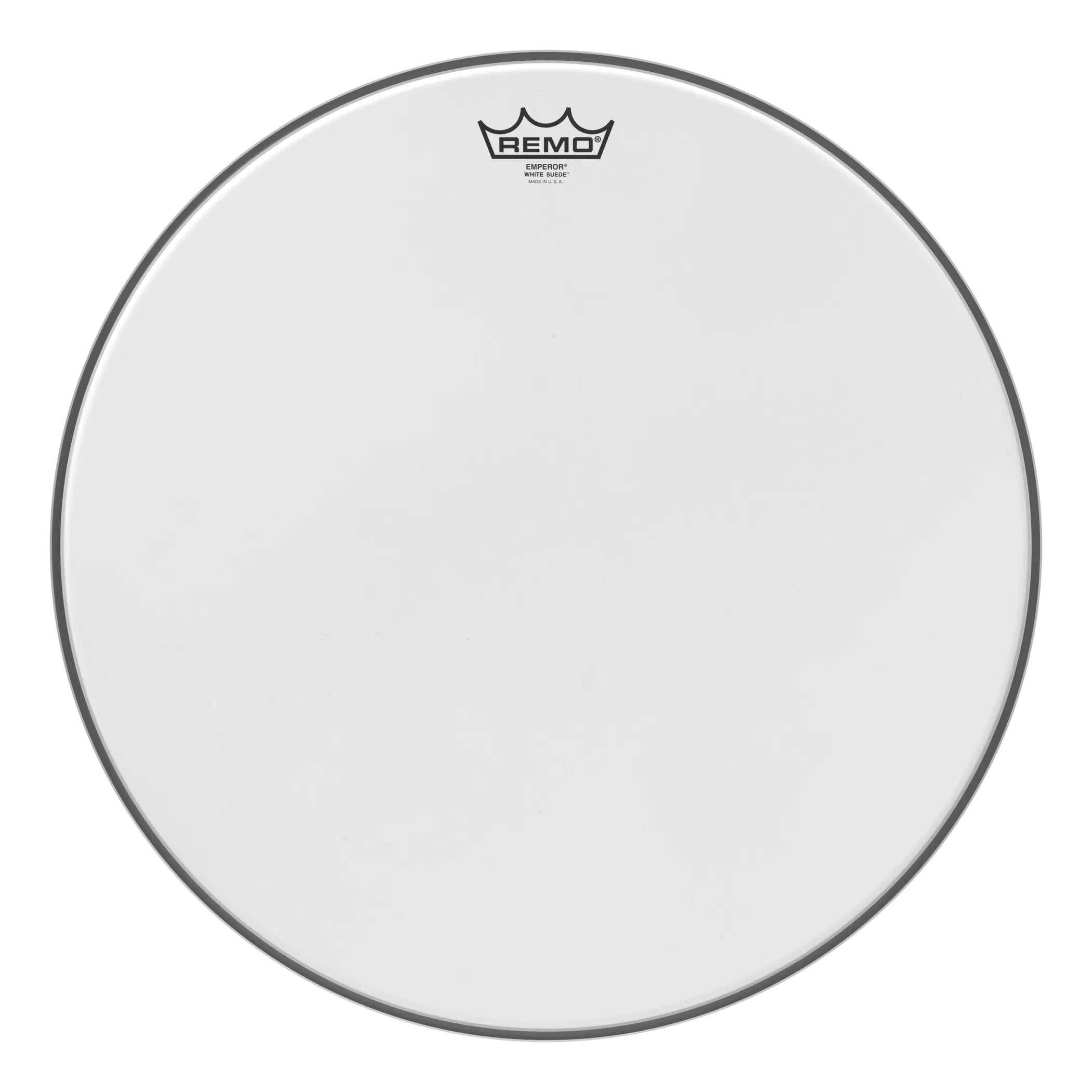 Remo Emperor White Suede Drumhead - 18"
