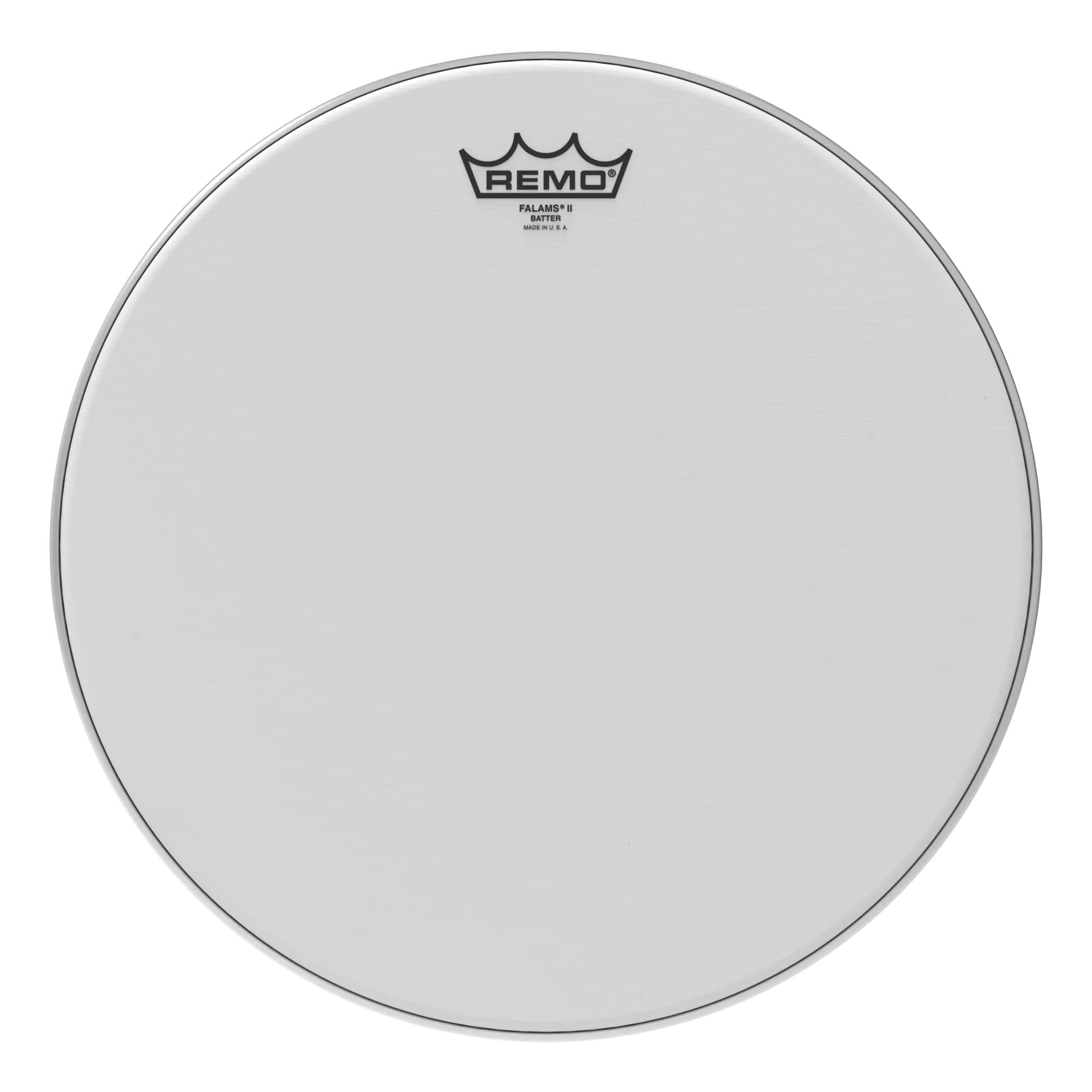 Remo Falams Smooth White Marching Snare Drumhead - 14"
