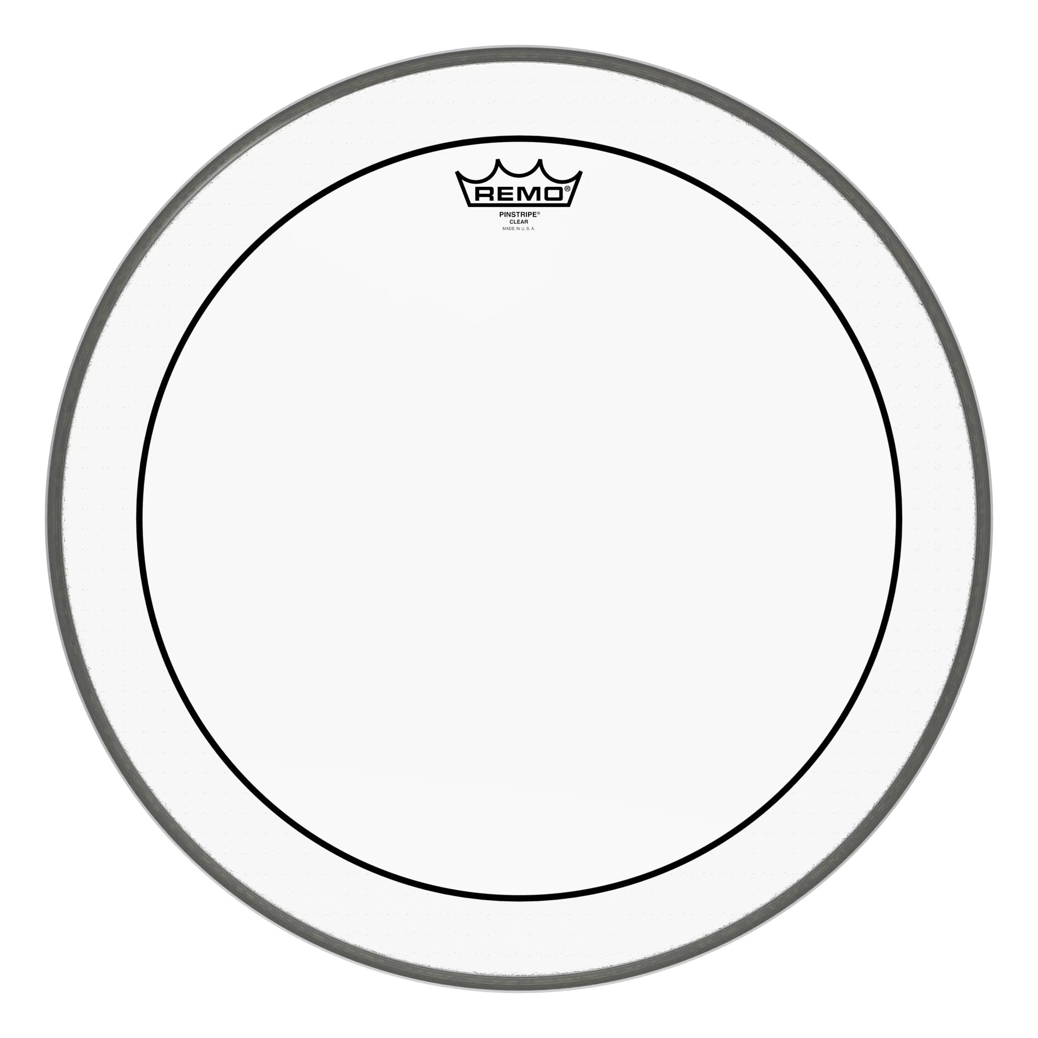 Remo Pinstripe Clear Bass Drumhead - 18"