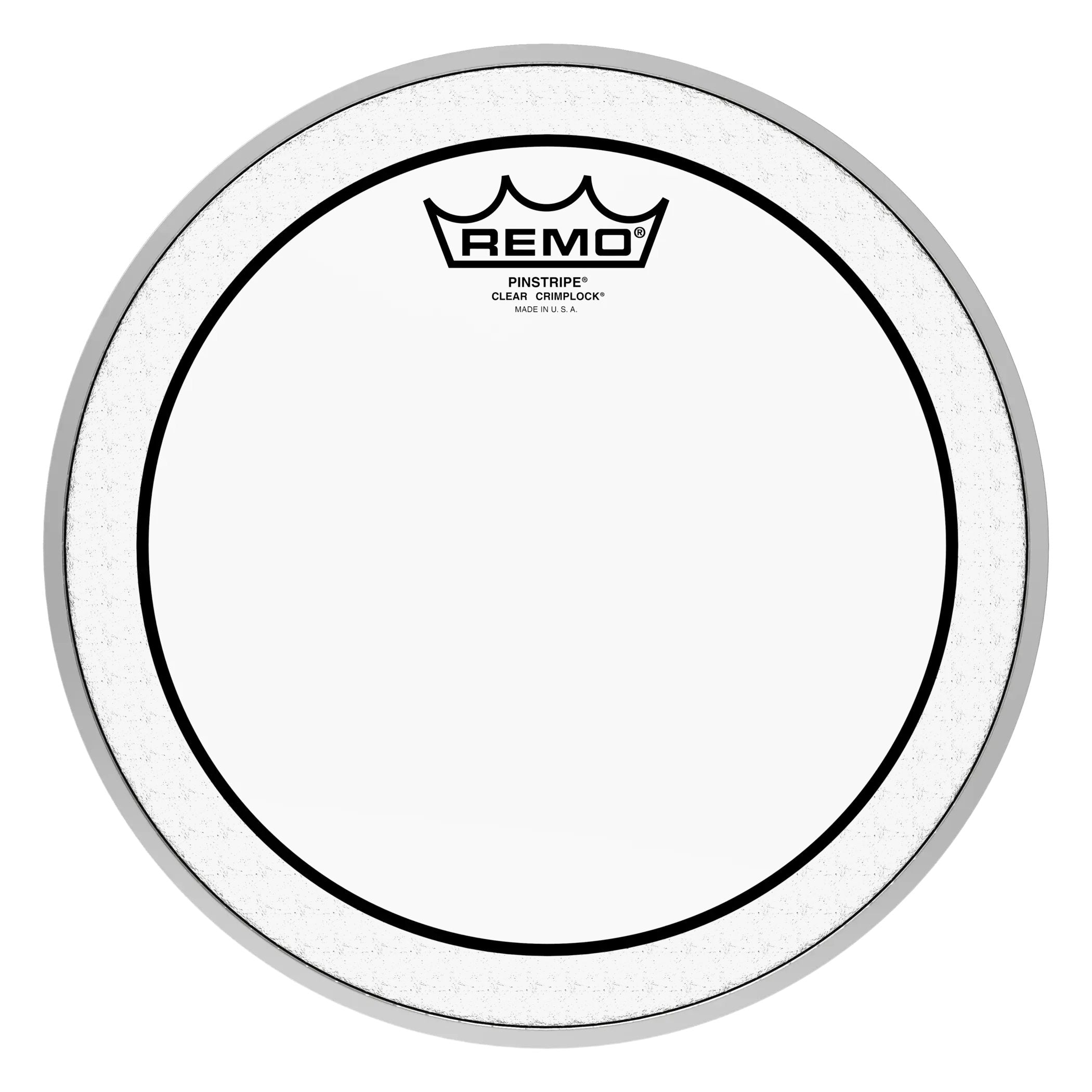 Remo Pinstripe Clear Crimplock Marching Tenor Drumhead - 10"