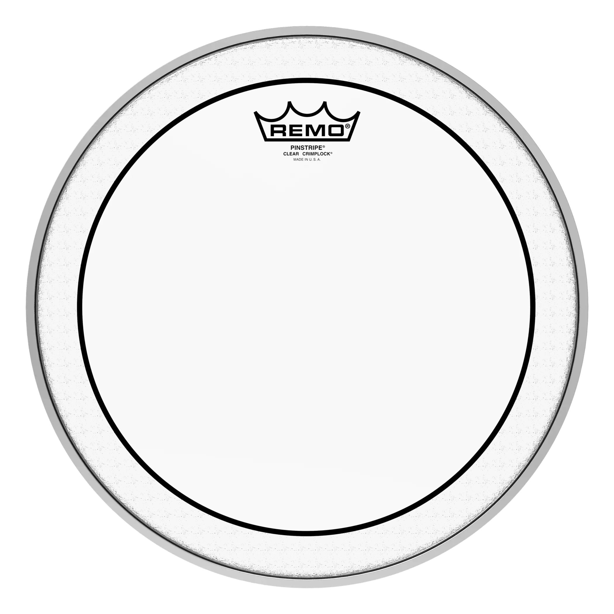 Remo Pinstripe Clear Crimplock Marching Tenor Drumhead - 13"