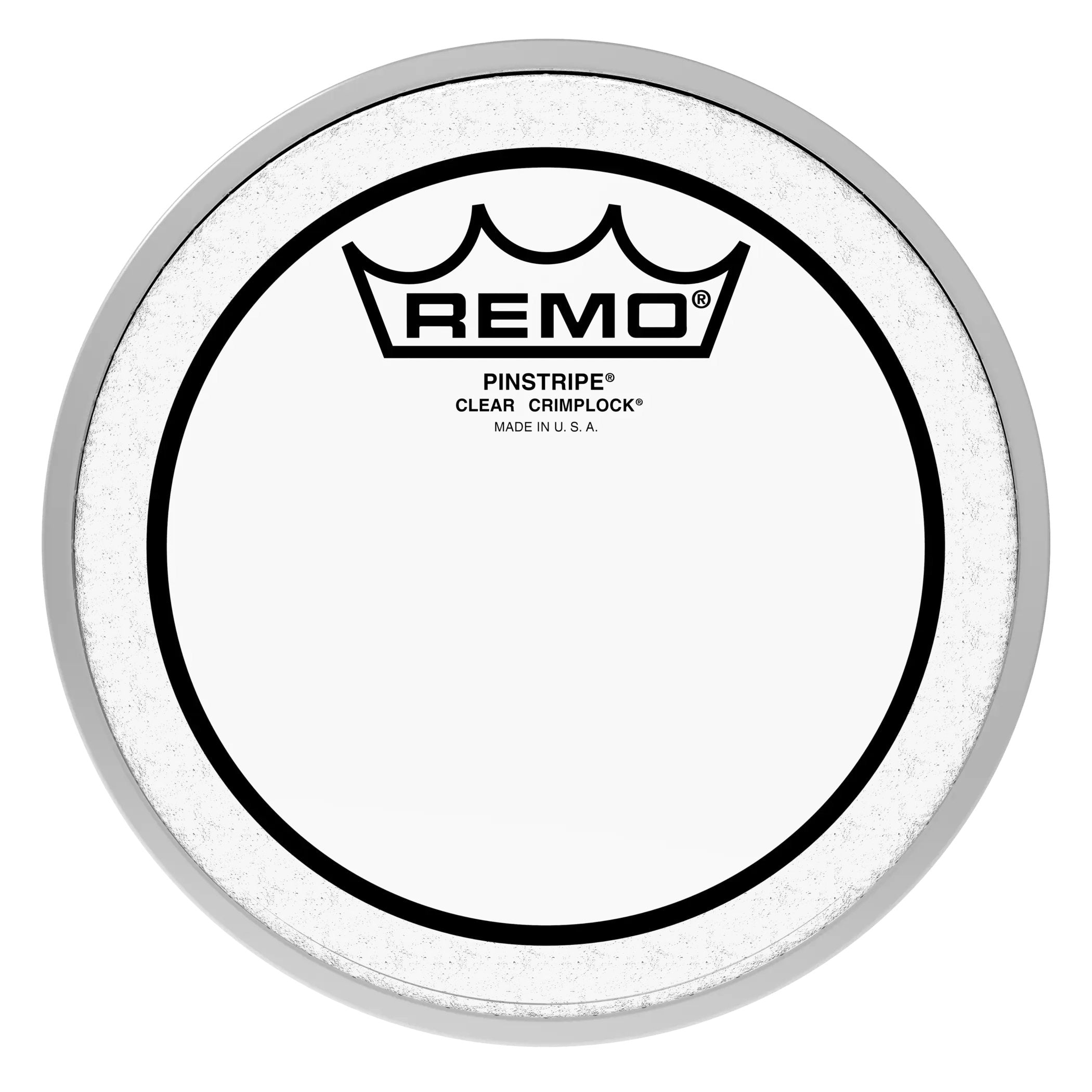Remo Pinstripe Clear Crimplock Marching Tenor Drumhead - 6"