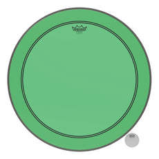 Remo Powerstroke P3 Colortone Green Bass Drumhead - 24"