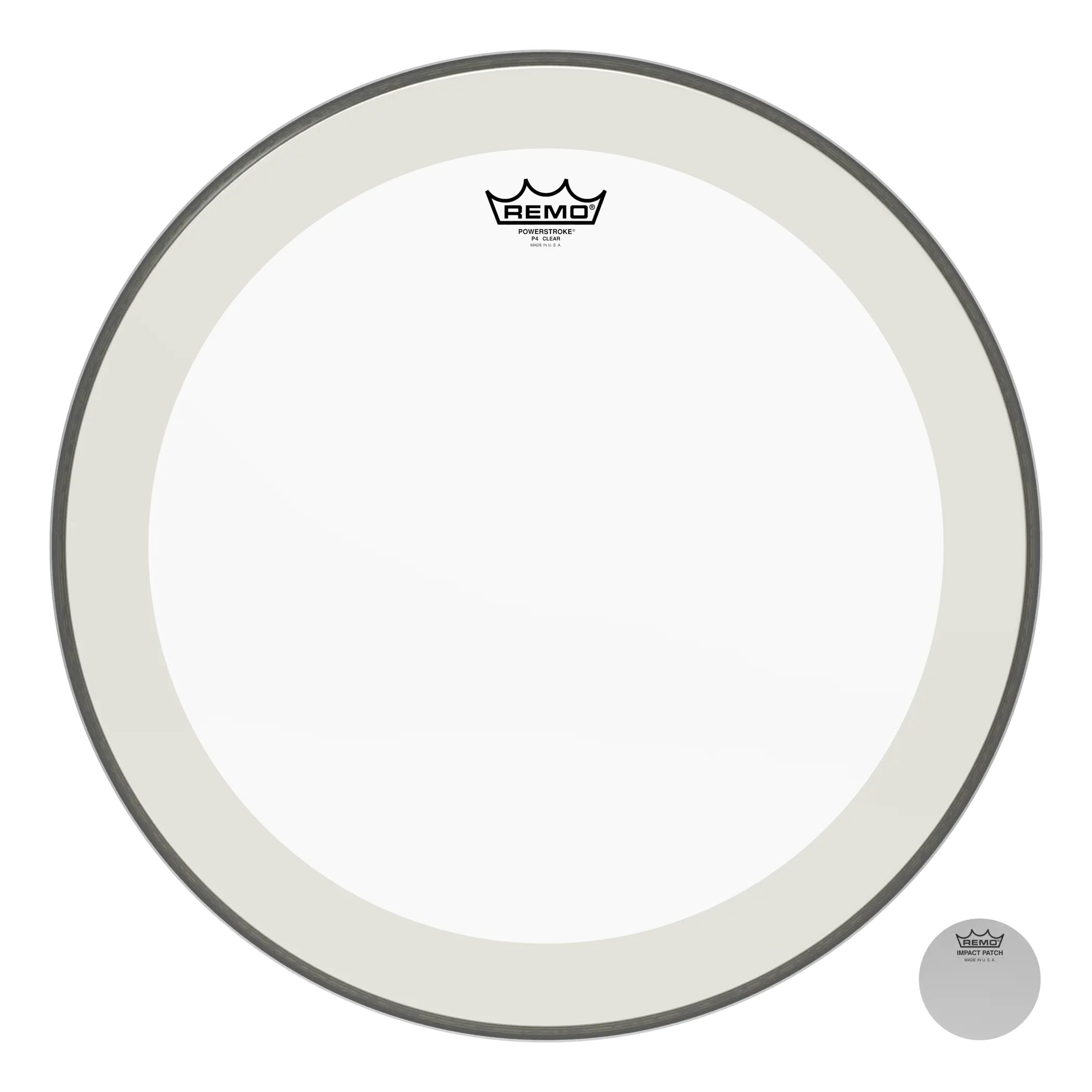Remo Powerstroke P4 Clear Bass Drumhead - 20"