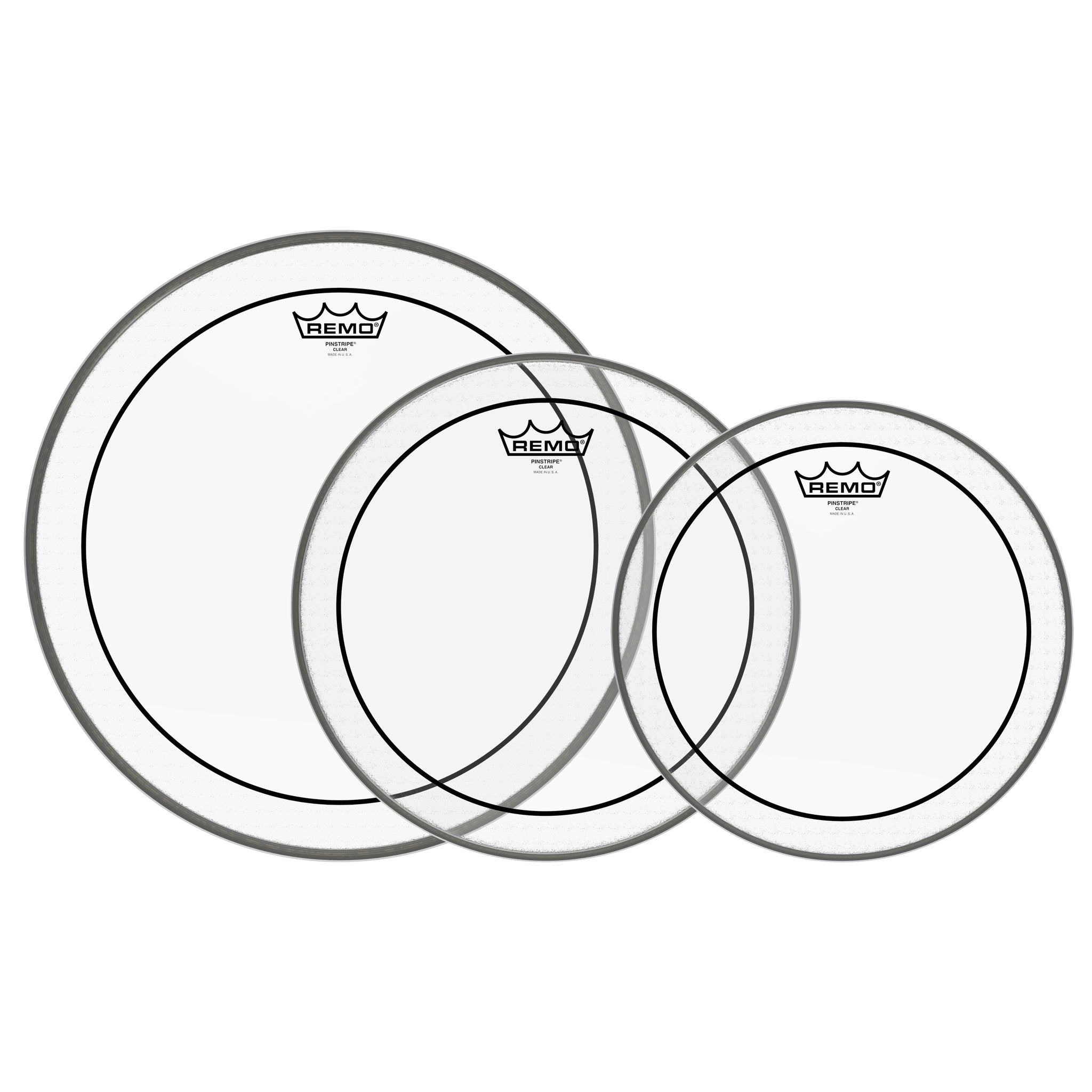 Remo Clear Pinstripe Tom Pack (12/13/16) pp-0910-ps