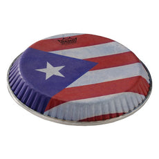 11" Remo Symmetry Skyndeep D4 Puerto Rico Flag Graphic Conga Head