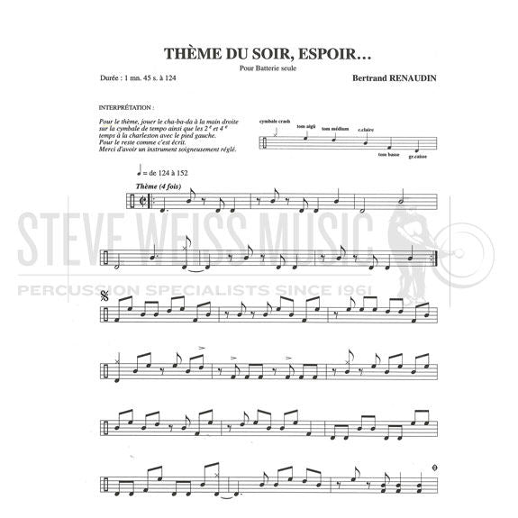 Renaudin-Theme du Soir, Espoir...-DS