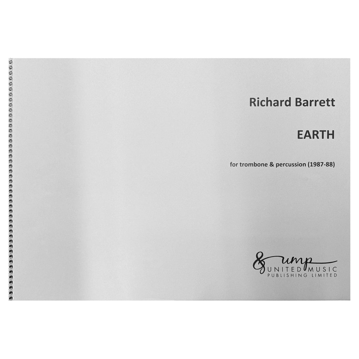 Richard Barrett Earth for Percussion Duo