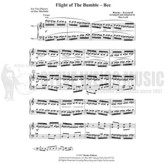 Rimsky-Korsakov-Flight of the Bumblebee arr. Leth (2S)-M