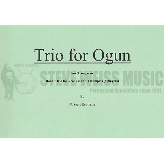 Robinson-Trio for Ogun (SP)-3 congas/opt. 3TP or conch shells, etc.
