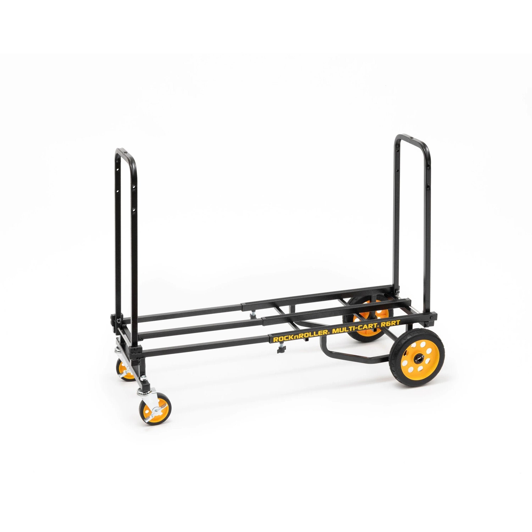 RockNRoller Multi-Cart Mini R6RT Long 4 Wheel Cart with Two End