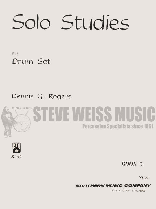 Rogers-Solo Studies for Drum Set Book 2