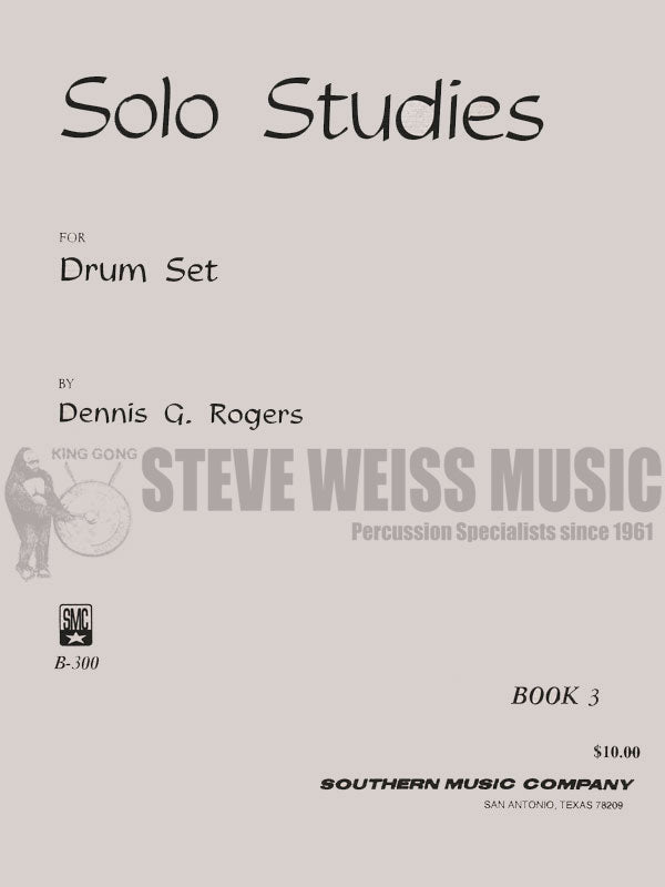 Rogers-Solo Studies for Drum Set Book 3