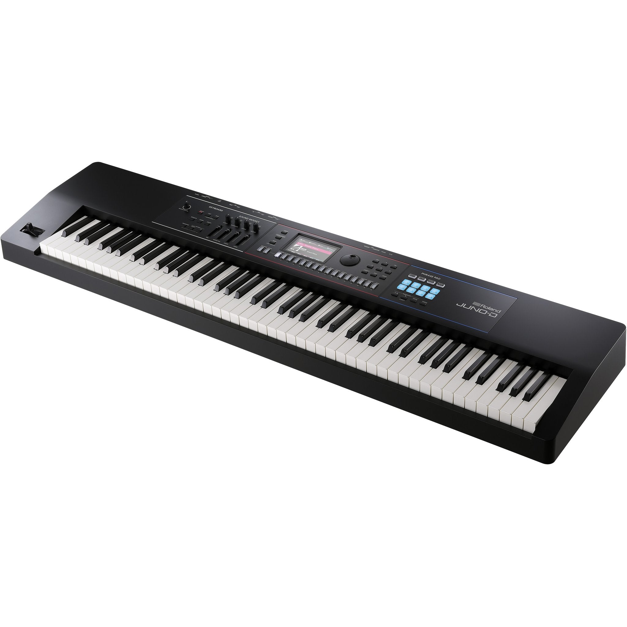Roland JUNO-D8 88-Key Piano Action Keyboard Synthesizer Angle