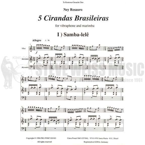 Rosauro-5 Cirandas Brasileiras (S-n2)-V/M