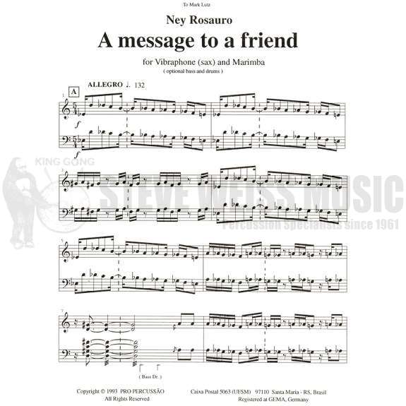 Rosauro-Message to a Friend(SP)-M/V(or sax)