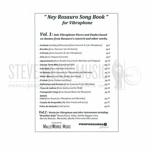 Rosauro-Ney Rosauro Song Book vol. 1-V